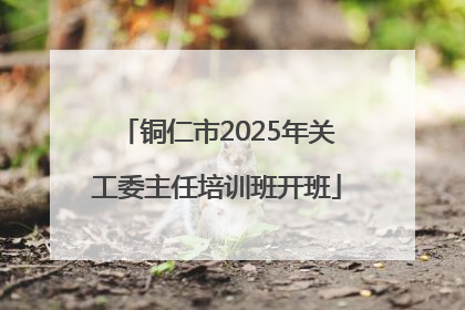 铜仁市2025年关工委主任培训班开班