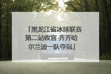 黑龙江省冰球联赛第二站收官 齐齐哈尔兰迪一队夺冠