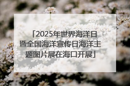 2025年世界海洋日暨全国海洋宣传日海洋主题图片展在海口开展
