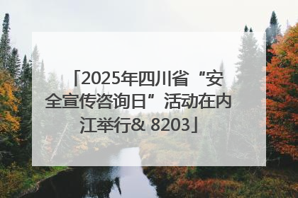 2025年四川省“安全宣传咨询日”活动在内江举行& 8203