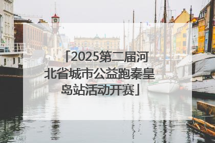 2025第二届河北省城市公益跑秦皇岛站活动开赛