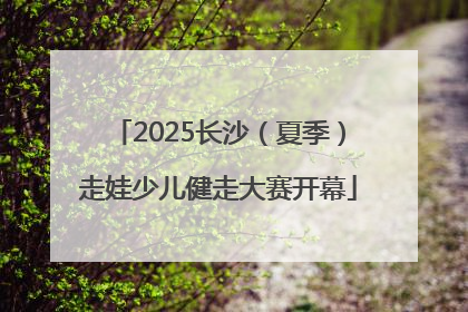 2025长沙（夏季）走娃少儿健走大赛开幕