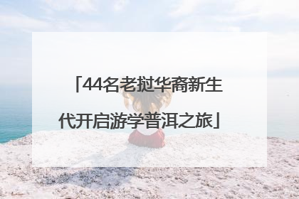 44名老挝华裔新生代开启游学普洱之旅