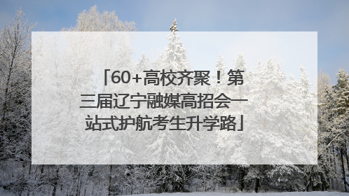60+高校齐聚！第三届辽宁融媒高招会一站式护航考生升学路